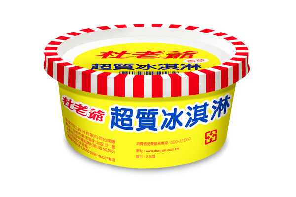 杜老爺-超質香草冰淇淋-8杯/6袋/箱